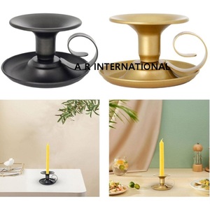 Plateau porte-bougie en fer, vente chaude, romantique, écologique, durable, décoration d'intérieur pour Noël, Pâques, mariages et autres occasions - Product Image 3
