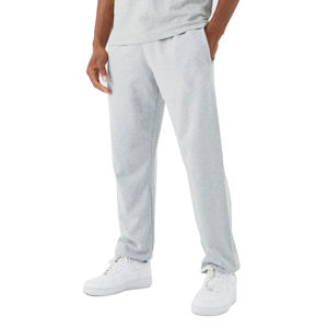 Pantalones de chándal holgados de gran tamaño de algodón 100% con logotipo bordado personalizado para hombre, pantalones de chándal de cintura media de lujo, estilo informal con serigrafía - Product Image 1