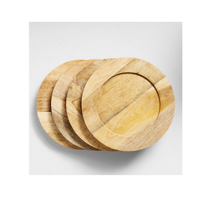 Placa de cargador de madera natural, precio bajo, diseñador de madera personalizado, nórdico, hecho a mano, decoración del hogar, venta al por mayor - Product Image 6