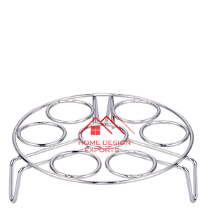 Mango de madera para mostrador de cocina, accesorios de cocina más vendidos, estante y cesta para huevos de alambre de hierro en acabado negro - Product Image 6