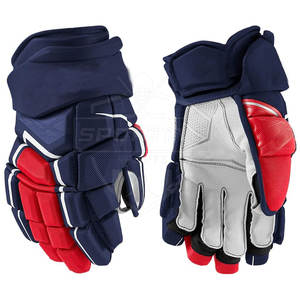 Gants de hockey sur glace en cuir de haute qualité avec poignées Dernière conception Équipement de protection - Product Image 1
