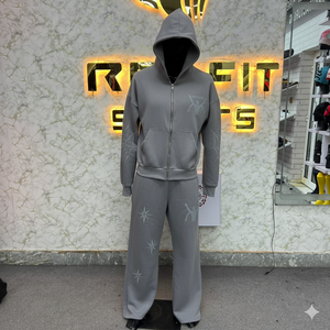 Survêtement à fermeture éclair meilleur fabricant à bas prix pour hommes Style unique Nouveau design Survêtements pour hommes - Product Image 3