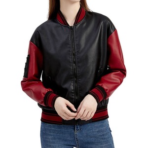 Blousons matelassés en cuir véritable respirant sur mesure pour femmes 2025, en toile imprimée brute, couleurs personnalisées, dernier style de conception - Product Image 1