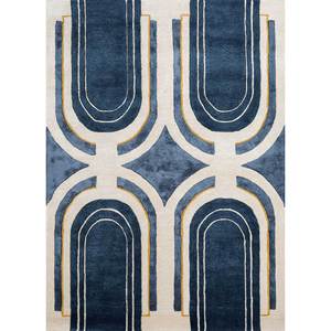 พรมขนสัตว์และใยวิสโคสทอมือลายพิมพ์ รุ่น Taq-1515(Md) ยี่ห้อ Jaipur Rugs ZA สีไอวอรี่ - Product Image 1