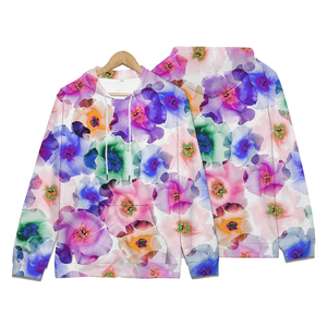 Nuevas sudaderas con capucha con estampado 3D de flores hermosas de otoño para mujer, sudaderas informales a la moda, jerséis con capucha de gran tamaño - Product Image 2