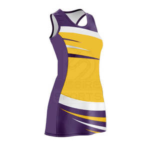Uniforme de netball pour femmes de qualité supérieure, dernier design, professionnel, nouveau design, 100% polyester - Product Image 6