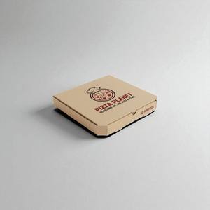 Ecológico personalizado impreso Pizza Box Brown Kraft Pizza Cajas con logotipo para la venta al por menor - Product Image 4
