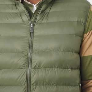 Chaleco acolchado personalizado para hombre, calentador corporal de invierno, cuello alto, sin mangas, de algodón, para clima frío. - Product Image 5