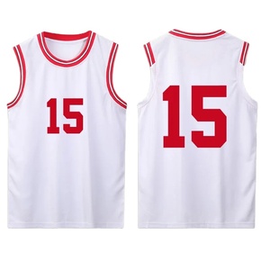 Vente en gros chaude gilets de club personnalisés tissu de maille absorbant la sueur séchage rapide short d'équipe double face costumes maillots de basket-ball - Product Image 1