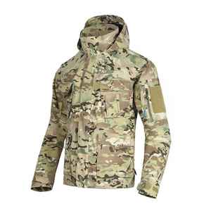 custom Outdoor Nylon Waterproof <b>Camo</b> <b>Jacket</b> Bomber <b>Jacket</b> Men's Plus Size Tactical Camouflage <b>Jackets</b> hoodie - Product Image 6