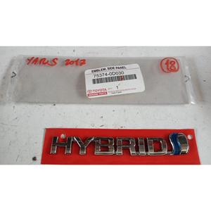 TOYOTA Yaris Series (17>20) ETIQUETA ADHESIVA 75374-0D030 Gasolina - - Product Image 4