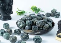 Vente en gros KALA CUTURE Kambaba Jasper Cristaux polis et roulés faits à la main - Pierres énergétiques pour l'équilibrage des chakras pour la décoration intérieure et l'art