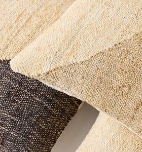 Housse de coussin de luxe écologique tissée en jute 100% à rayures unies et élégantes avec design personnalisable pour la décoration intérieure - Product Image 3