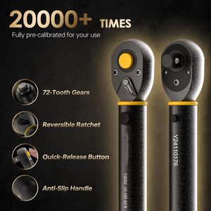 <span class=keywords><strong>Clé</strong></span> dynamométrique 1/2 <span class=keywords><strong>pouces</strong></span> 10-160 FT.LB/10-227 Nm avec anneau de verrouillage amélioré ± 3% haute précision - Product Image 6