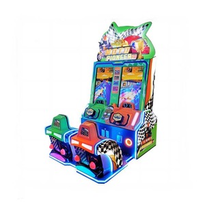 Machine de jeu d'arcade de course automobile Fiery Racer – Jeu de récompense à monnayeur pour enfants, pour intérieur - Product Image 1