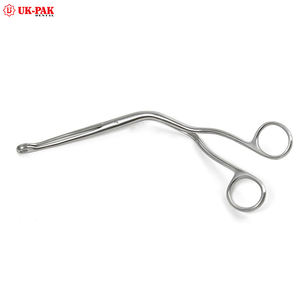 Pinces à éponges en acier inoxydable extra fines de 15 cm, courbées, instrument chirurgical manuel, pinces et supports - Product Image 6