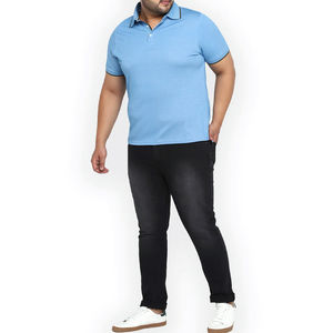 Logo personnalisé grande taille hommes personnaliser logo brodé polos t-shirt polo tricoté de haute qualité pour les hommes vente en gros - Product Image 4