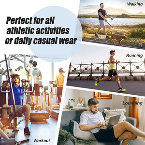 Breathable Quick Dry Regular Fit Men's Sweat Shorts 100% Cotton Solid Comfortable Wholesale - Product Image 5