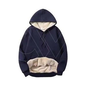 Men's Casual Fleece Hoodie Winter Warm Pullover Hooded <b>Sweatshirt</b> Top Quality Hoodies - Product Image 2