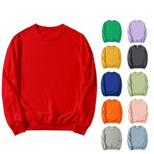 Sweat-shirt à capuche uni en coton unisexe avec broderie personnalisée pour enfants et adultes - Product Image 1