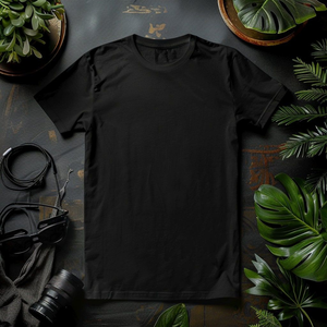 Camiseta de impresión de algodón OEM fabricante a granel de alta calidad transpirable respetuoso con el medio ambiente Suministro de camisetas lisas - Product Image 5