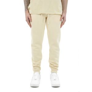 Pantalones Deportivos Casuales para Hombre, Transpirables, con Cordón Ajustable, Antiarrugas, de Lona Teñida Lisa, 100% Poliéster, de Alta Calidad, Personalizables para Invierno, OEM - Product Image 1