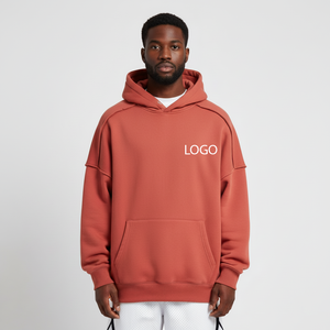 Sudaderas con Capucha de Color Sólido con Logotipo Estampado Personalizado de Algodón 100 % de Primera Calidad, Sudadera con Capucha con Logotipo Estampado Personalizado para Invierno - Product Image 5