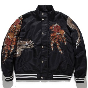 แจ็กเก็ตบอมเบอร์ปักลายสำหรับผู้ชายแจ็คเก็ตบอมเบอร์ดีไซน์ตามสั่ง - Product Image 1