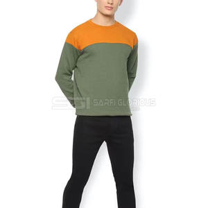 Sudadera de Invierno para Hombre Más Vendida, Nueva Llegada, Logotipo Personalizado, Color Sólido, Cuello Redondo, 100% Algodón Felpa, Servicio OEM - Product Image 3