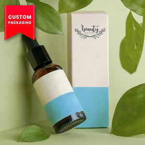 Empaque de papel Kraft impreso personalizado para el cuidado de la piel moderno, juego de caja con acabado de papel de arte revestido de una o dos caras para envío - Product Image 1