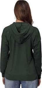 Vente en gros de sweat à capuche de gym pour femmes pull-over d'entraînement recadrée sweat à capuche en coton sweat-shirt à capuche athlétique fournisseur avec logo personnalisé - Product Image 2