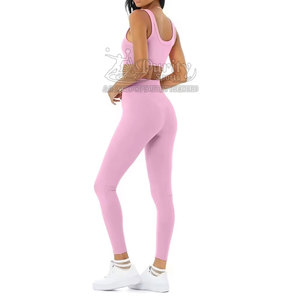 Ensemble léger de yoga pour femmes sur mesure vêtements de fitness en coton ensemble de yoga pour femmes à vendre - Product Image 2