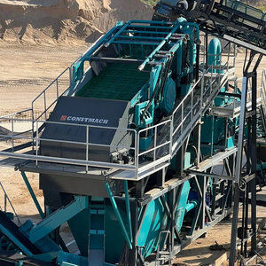 Meilleure qualité 200-250 Tph installation de criblage et de lavage fixe avec engrenage élevé et pompe Appelez maintenant! - Product Image 1