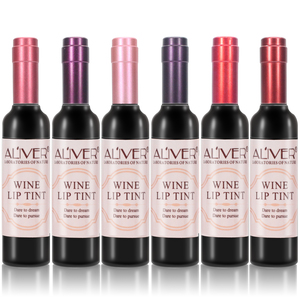 Set di 6 Lucidalabbra <span class=keywords><strong>Rosso</strong></span> Vino ALIVER Private Label, Rossetto Liquido a Lunga Durata con 6 Tonalità Vibranti - Product Image 6