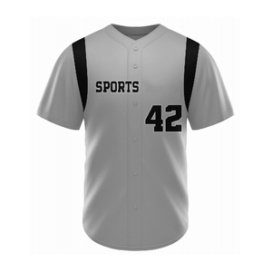 Stylish Men's Classic <b>Baseball</b> Jersey 100% Polyester Moisture Wicking Anti-Bacterial Comfortable Durable Breathable - Product Image 1