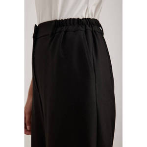 Women's Flannel <b>Wool</b> Suit <b>Pants</b> Black - Product Image 4