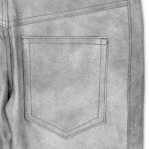 Pantalones de cuero ligeros superventas para hombre a la venta, ropa informal, pantalones de cuero para hombre de primera calidad - Product Image 3