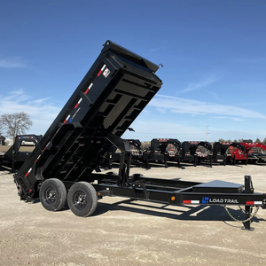 14F 16FT 20FT EZ7 83x14 Dump <b>Trailer</b> 14K GVWR Hydraulic Tandem Axle Dump <b>Trailer</b> with 9GA <b>Floor</b> 19 Sides for Sale - Product Image 1