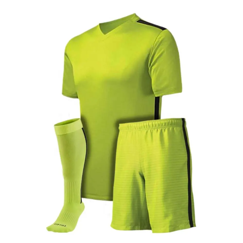 Adult Football Kleidung Anzüge Sportswear Rundhals-T-Shirt & Shorts Set Sport Team Training Wettbewerb