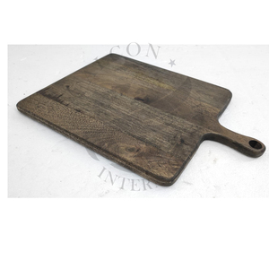 Tabla de cortar cuadrada ecológica de madera de mango al por mayor de fábrica, utensilios de cocina de 2cm de espesor para cocina, Pizza, carne - Product Image 6