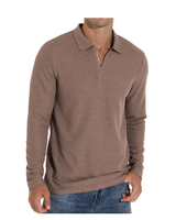 Polo pour homme confortable avec col classique, tissu respirant, adapté au bureau et à un usage quotidien décontracté