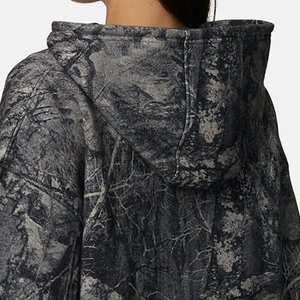 เสื้อฮู้ดลำลองลายพรางสีเทาสำหรับผู้หญิง รุ่นใหม่ล่าสุด พร้อมโลโก้สั่งทำพิเศษ สไตล์วินเทจ ดีไซน์เนอร์ เสื้อคลุมมีเชือกผูก แนวสตรีทแวร์ คอฮู้ด สำหรับฤดูหนาว - Product Image 5