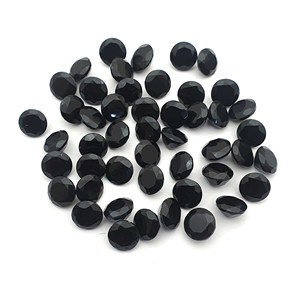 อัญมณีธรรมชาติขนาด7มม. ได้รับการรับรองจาก IGI พลอยพลอยพลอยพลอยพลอยพลอยเทียม56ชิ้นแบบหลวมๆรวมถึงสีชมพูและสีดำ - Product Image 2