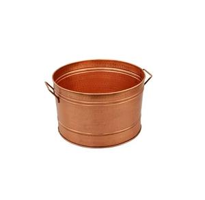 Ensemble de jardinières à fleurs en seau galvanisé d'aspect de qualité supérieure avec poignées pour jardinière de décoration intérieure et extérieure - Product Image 3