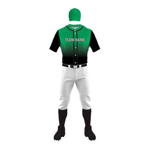 Ensemble de maillot et pantalon de baseball entièrement personnalisé imprimé, conception de logo personnalisée, haute qualité, séchage rapide, respirant, 100% polyester - Product Image 1