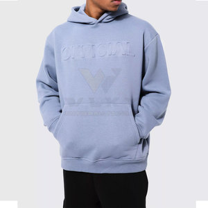 Sweat à capuche embossé pour hommes de couleur et de taille personnalisées à prix raisonnable Vente en gros Meilleure vente - Product Image 3