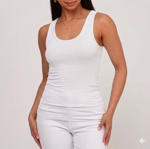 Últimas Novedades: Camisetas sin Mangas de Punto Personalizadas 100% Poliéster para Mujer, Casuales, de Verano, de Secado Rápido, Transpirables, de Color Liso, Estilo Dulce y Elegante - Product Image 3