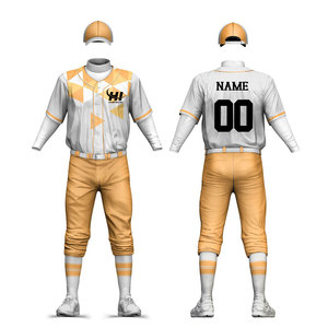 Uniforme de baseball au design élégant, en polyester doux, pour les matchs - Product Image 1