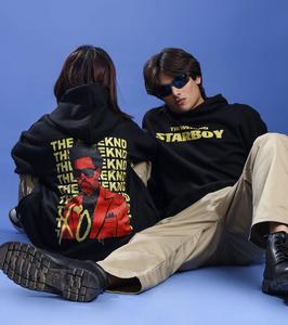 Sudadera con capucha con gráfico unisex, ajuste cómodo informal con estampados de personajes de moda, Sudadera con capucha de gran tamaño personalizada para hombres y mujeres - Product Image 3