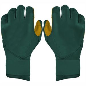 Guantes de bateo para entrenamiento de béisbol con correa de muñeca ajustable Tela transpirable y palma antideslizante duradera - Product Image 5